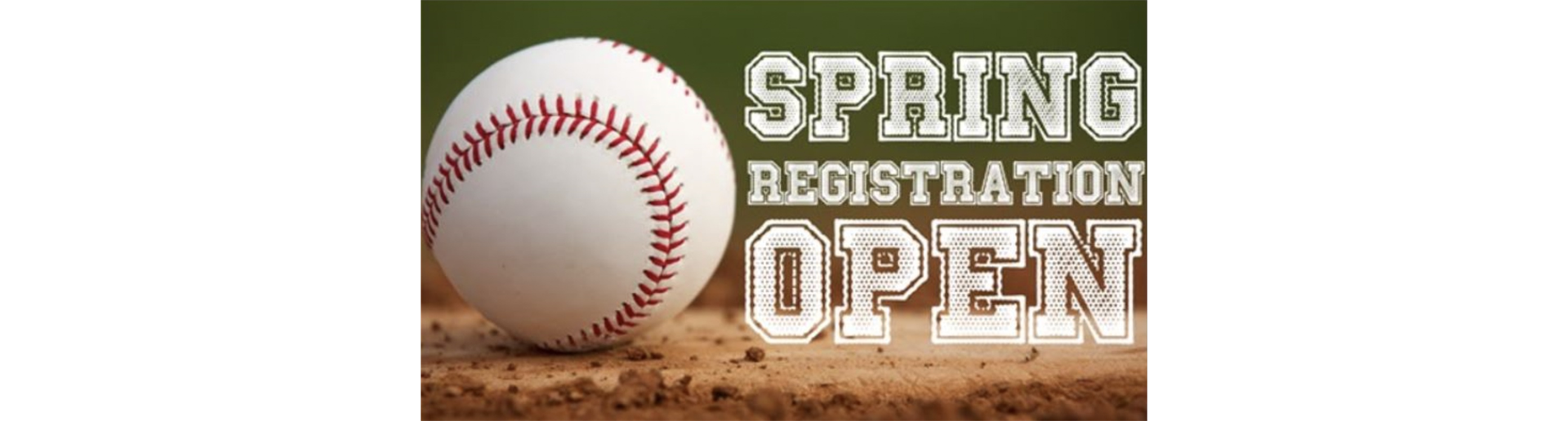 Spring Registration Now Open